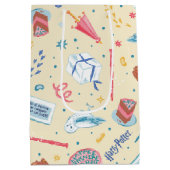 ハリーポッター™誕生祝いパターン ミディアムペーパーバッグ (裏面)