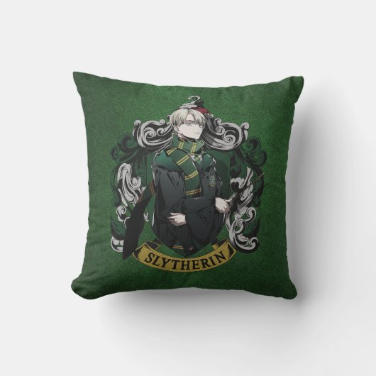 ハリーポッター™ | Anime Draco Malfoy House Crest クッション (正面)