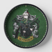 ハリーポッター™ | Anime Draco Malfoy House Crest 壁時計 (正面)
