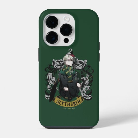 ハリーポッター™ | Anime Draco Malfoy House Crest iPhoneケース (裏面)