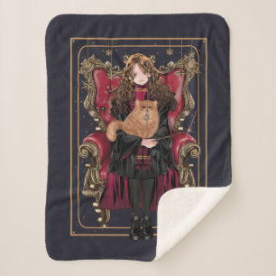 ハリーポッター™ Anime Harmione Granger着席 シェルパブランケット