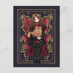 ハリーポッター™   Anime Harmione Granger着席 ポストカード