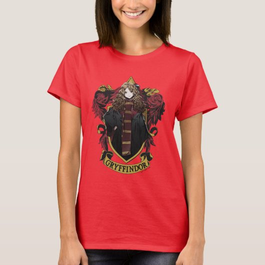 ハリーポッター™ | Anime Harmione House Crest Tシャツ (正面)