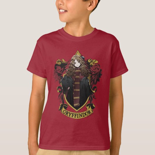 ハリーポッター™ | Anime Harmione House Crest Tシャツ (正面)