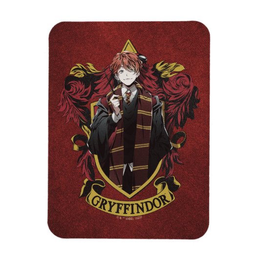 ハリーポッター™ | Anime Ron Weasley House Crest マグネット (縦)