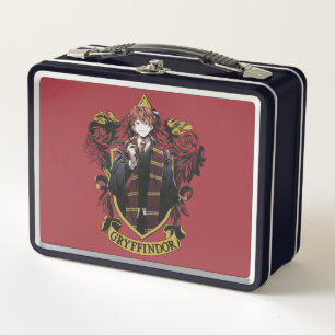 ハリーポッター™ Anime Ron Weasley House Crest メタルランチボックス