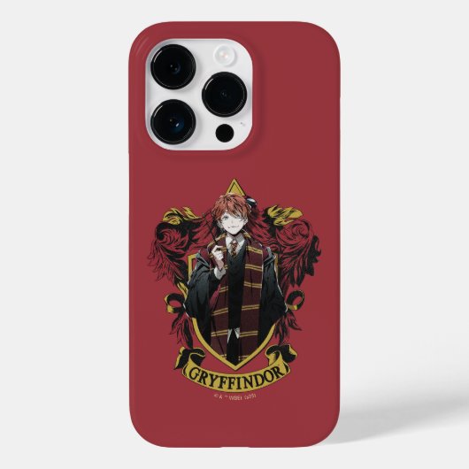 ハリーポッター™ | Anime Ron Weasley House Crest Case-Mate iPhoneケース (裏面)