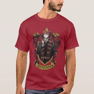 ハリーポッター™   Anime Ron Weasley House Crest Tシャツ