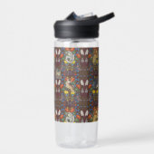 ハリーポッター™ | Burgundy水彩のアイコンパターン ウォーターボトル (左面)