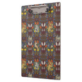 ハリーポッター™ | Burgundy水彩のアイコンパターン クリップボード (左)