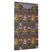 ハリーポッター™ | Burgundy水彩のアイコンパターン クリップボード (右)