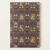 ハリーポッター™ | Burgundy水彩のアイコンパターン プランナー手帳 (裏面)