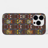 ハリーポッター™ | Burgundy水彩のアイコンパターン Case-Mate iPhoneケース (裏面 (横))