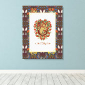 ハリーポッター™ | GRYFFINDOR™クレスト キャンバスプリント (インサイチュ (ウッドフロア))