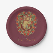 ハリーポッター™ | GRYFFINDOR™クレスト ペーパープレート (正面)
