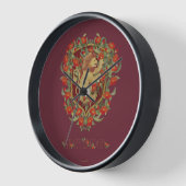 ハリーポッター™ | GRYFFINDOR™クレスト 壁時計 (傾斜)