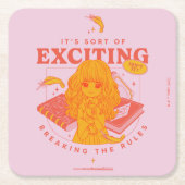 ハリーポッター™ | Harmione Grangerエキサイティング スクエアペーパーコースター (正面)