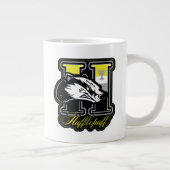 ハリーポッター™ | HUFFLEPUFF™アスレティックバッジ ジャンボコーヒーマグカップ (右)