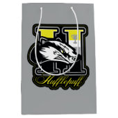 ハリーポッター™ | HUFFLEPUFF™アスレティックバッジ ミディアムペーパーバッグ (正面)