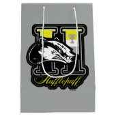 ハリーポッター™ | HUFFLEPUFF™アスレティックバッジ ミディアムペーパーバッグ (裏面)