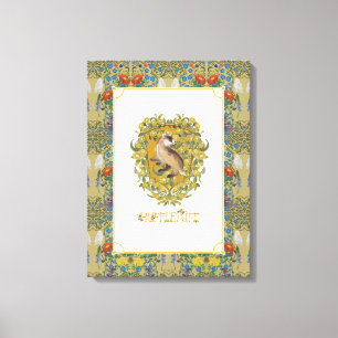 ハリーポッター™   HUFFLEPUFF™クレスト キャンバスプリント