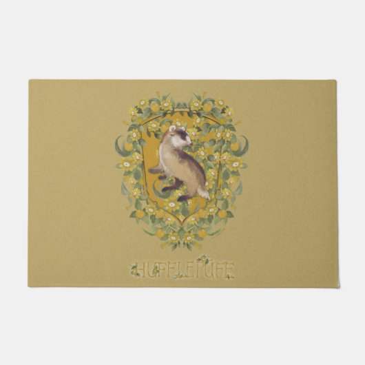 ハリーポッター™ | HUFFLEPUFF™クレスト ドアマット (正面)