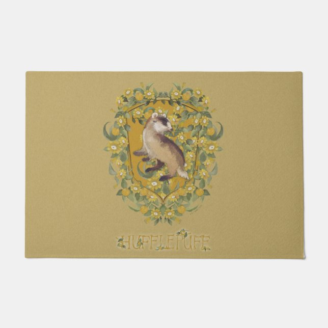 ハリーポッター™ | HUFFLEPUFF™クレスト ドアマット (正面)