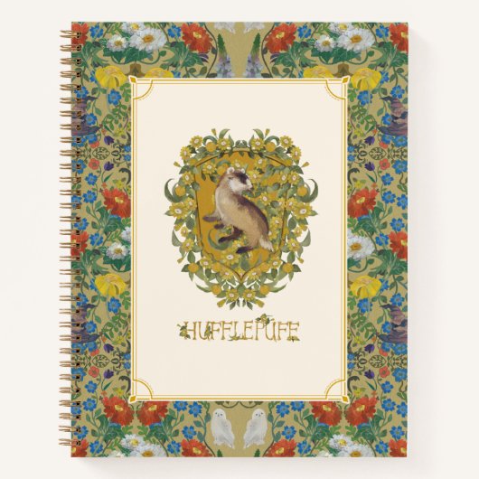 ハリーポッター™ | HUFFLEPUFF™クレスト ノートブック (正面)