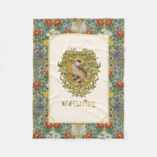 ハリーポッター™ HUFFLEPUFF™クレスト フリースブランケット