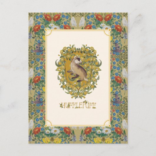 ハリーポッター™ | HUFFLEPUFF™クレスト ポストカード (正面)
