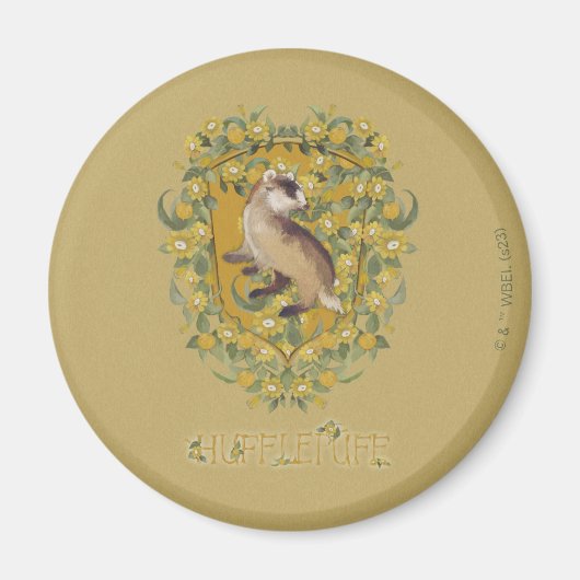 ハリーポッター™ | HUFFLEPUFF™クレスト マグネット (正面)
