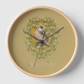 ハリーポッター™ | HUFFLEPUFF™クレスト 壁時計 (正面)