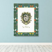 ハリーポッター™ | SRYTHERIN™クレスト キャンバスプリント (インサイチュ (ウッドフロア))