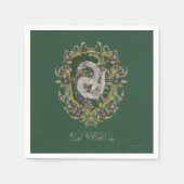 ハリーポッター™ | SRYTHERIN™クレスト スタンダードカクテルナプキン (正面)