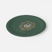 ハリーポッター™ | SRYTHERIN™クレスト ペーパープレート (アングル)