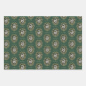 ハリーポッター™ | SRYTHERIN™クレスト ラッピングペーパーシート (正面)