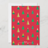 ハリームツリーズクリスマスホリデーパーティー招待状 シーズンカード (裏面)