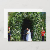 ハリーメガンウェディングデーキスチャペル入り口 ポストカード (正面/裏面)