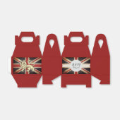 ハリーメガンゲーブルスタイル結婚式の引き出物ボックス フェイバーボックス (折り畳みなし)