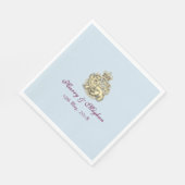 ハリーメガンポーシュ王室のウェディングパーティナプキンス スタンダードランチョンナプキン (角)