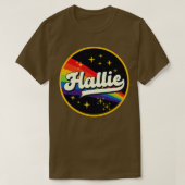 ハリーレインボーイン宇宙ヴィンテージスタイル Tシャツ (デザイン正面)