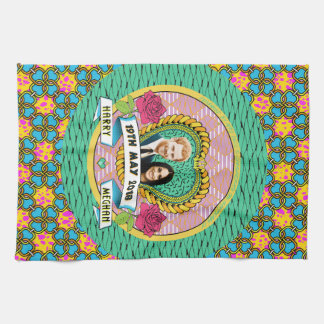 ハリー及びMEGHANの記念する結婚式のふきん キッチンタオル