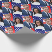 ハリー王室の結婚王子とメガンマークル王子 ラッピングペーパー (角)