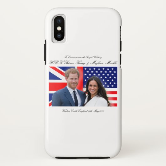 ハリー王室の結婚王子とメガンマークル王子 Case-Mate iPhoneケース (裏面)