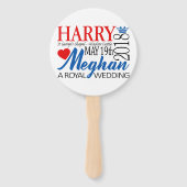 ハリー結婚&メガン、2018年5月19日 ハンドファン (裏面)