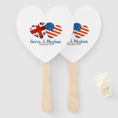 ハリー結婚&メガン、2018年5月19日 ハンドファン (正面&裏面)