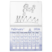 ハリー鐘著2012年 カレンダー (2月 2026)