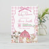 ハリー・カウ・ツインズ・ベイビーシャワー招待状 招待状 (スタンド正面)