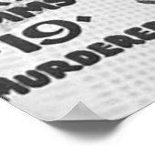 ハリー・シムズの死 ポスター (角)