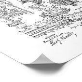 ハリー・ホーディニ・ダイバーズスーツ特許 ポスター (角)